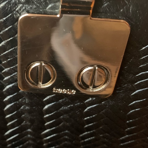 treesje black tote style shoulder purse - Picture 5 of 5